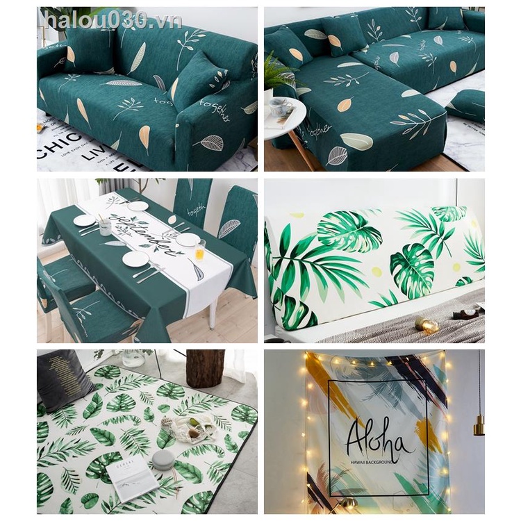 Stock⊕■Ghế sofa lười bao gồm tất cả bao gồm phổ quát bao gồm trong đệm khăn mùa hè hoa ma thuật da cát phát hành bìa vải bọc