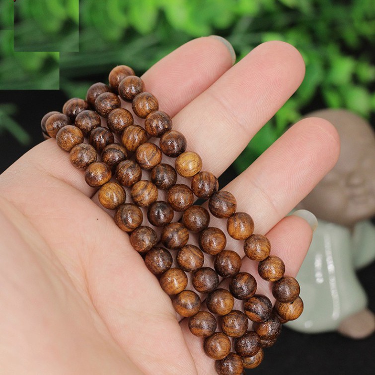 ((GÍA TỐT)) Vòng chuỗi hạt đeo tay 108 hạt phong thủy bằng gỗ - CH106 - RẺ ĐẸP ĐŨNG MẪU