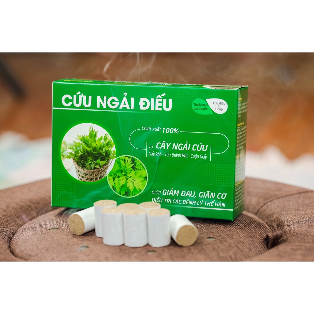 Ngải cứu điếu, nhang ngải cứu Bách Kim Thảo Mua 3 tặng 1