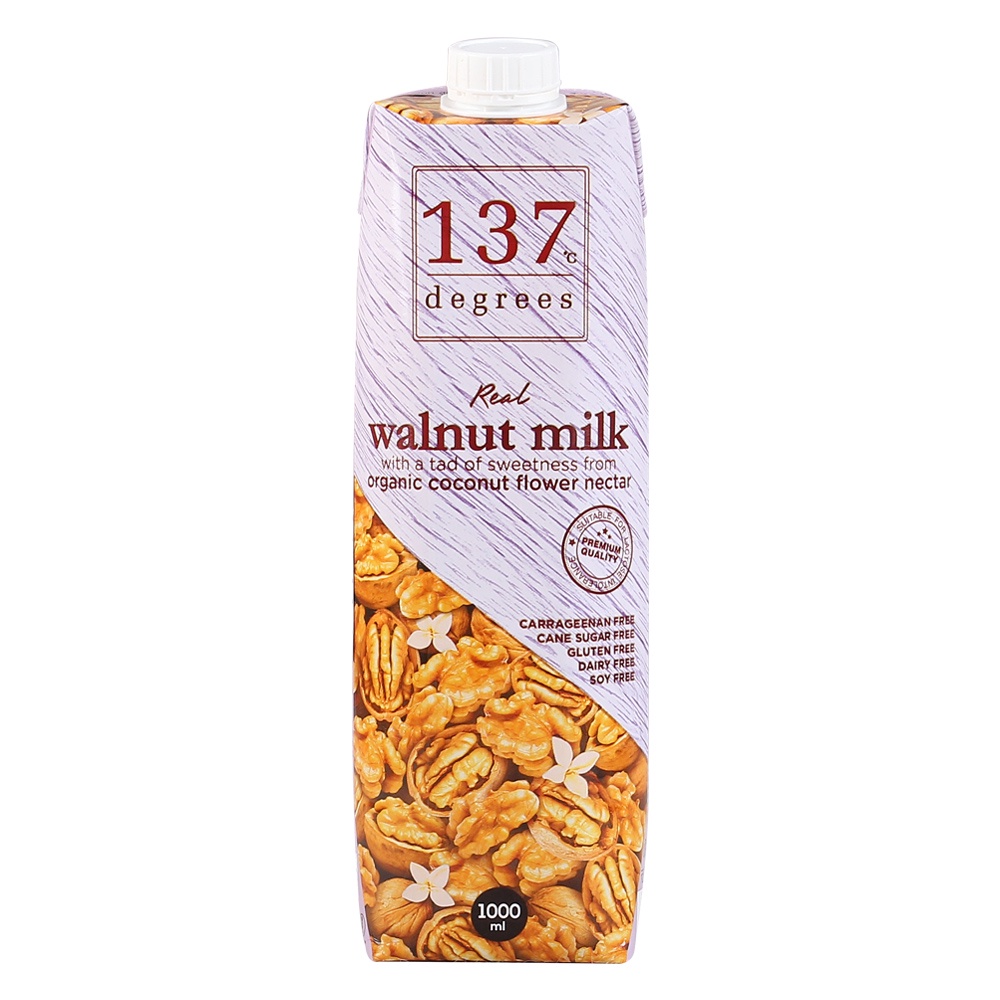 Sữa hạt óc chó hữu cơ 137 Degrees Organic Walnuts Milk 1L