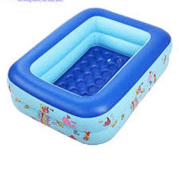 Bể Bơi Phao Chữ Nhật 2 Tầng 1m2 (Giá Sock)