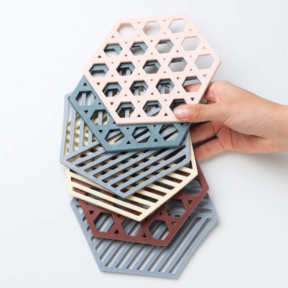 Miếng Lót Nồi Cách Nhiệt - Lót cốc 3D Hiện Đại - Decor Chọn Họa Tiết Và Màu