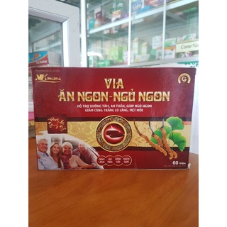Viên Ăn Ngon _ Ngủ Ngon VIA ( 2 lọ, 60 viên)