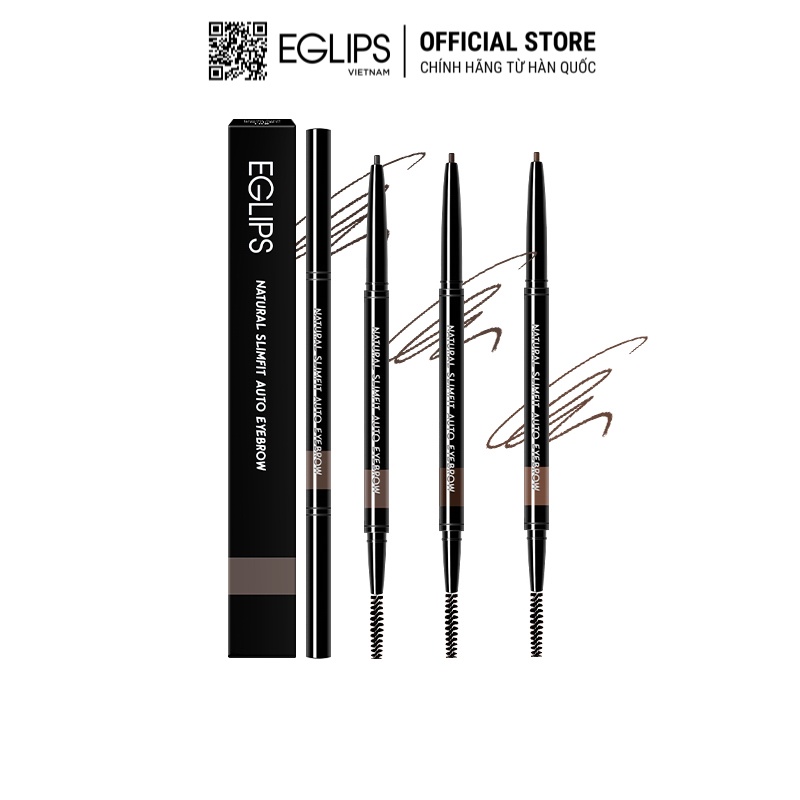 Kẻ mày Eglips Natural Slimfit Auto Eyebrow (đầu nhỏ) 0.08g