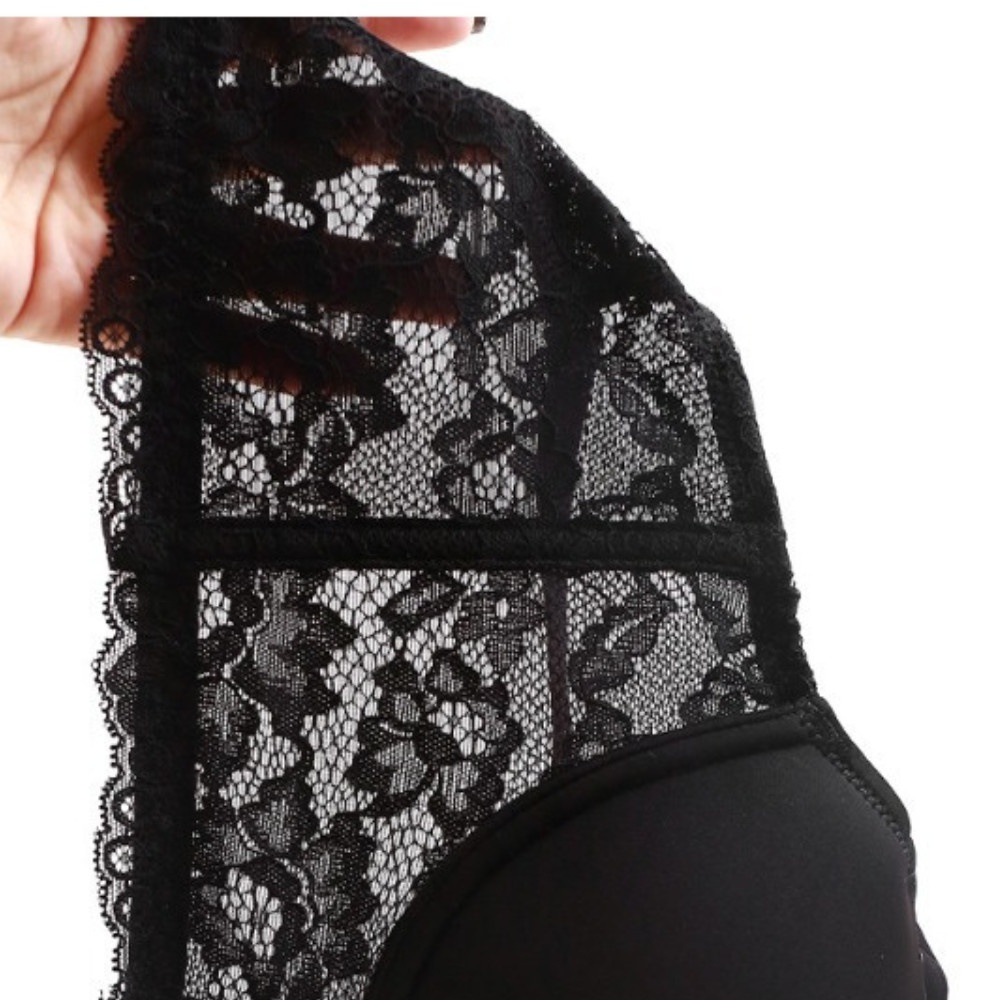 Áo Ngực Cao Cấp, Áo Lót Nữ Phối Ren Quyến Rũ Có Gọng Nâng Ngực Tạo Khe ZANA BRA A471