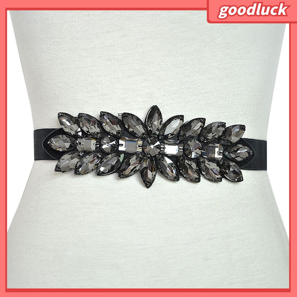 Thắt lưng co giãn đính đá cho nữ