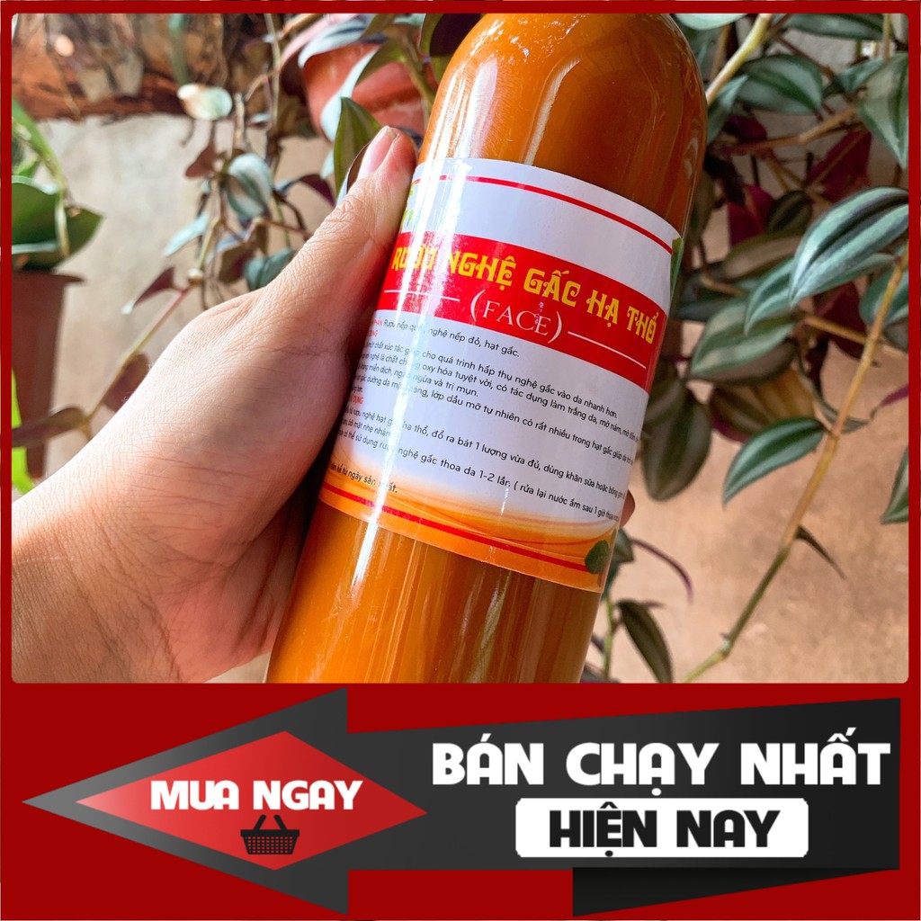 Cốt nghệ gấc hạ thổ face trắng da giảm thâm mờ nám