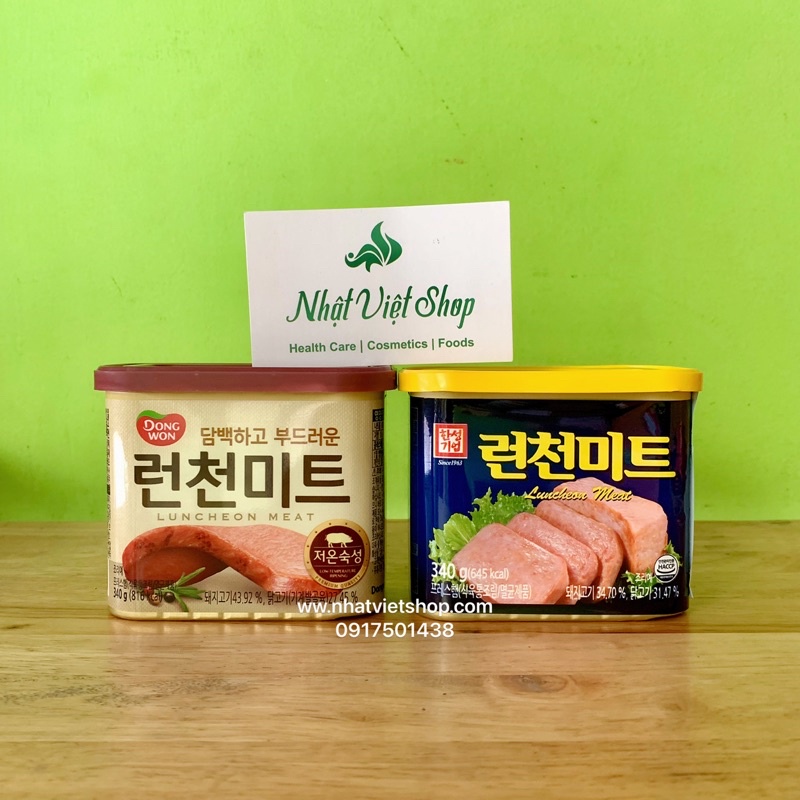 Thịt Hộp Spam Hàn Quốc 340g