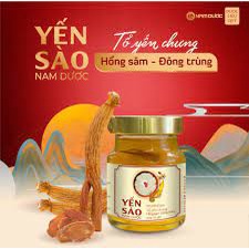 Yến Sào Nam Dược - Yến Chưng đường phèn - Yến Chưng Đông Trùng hồng sâm