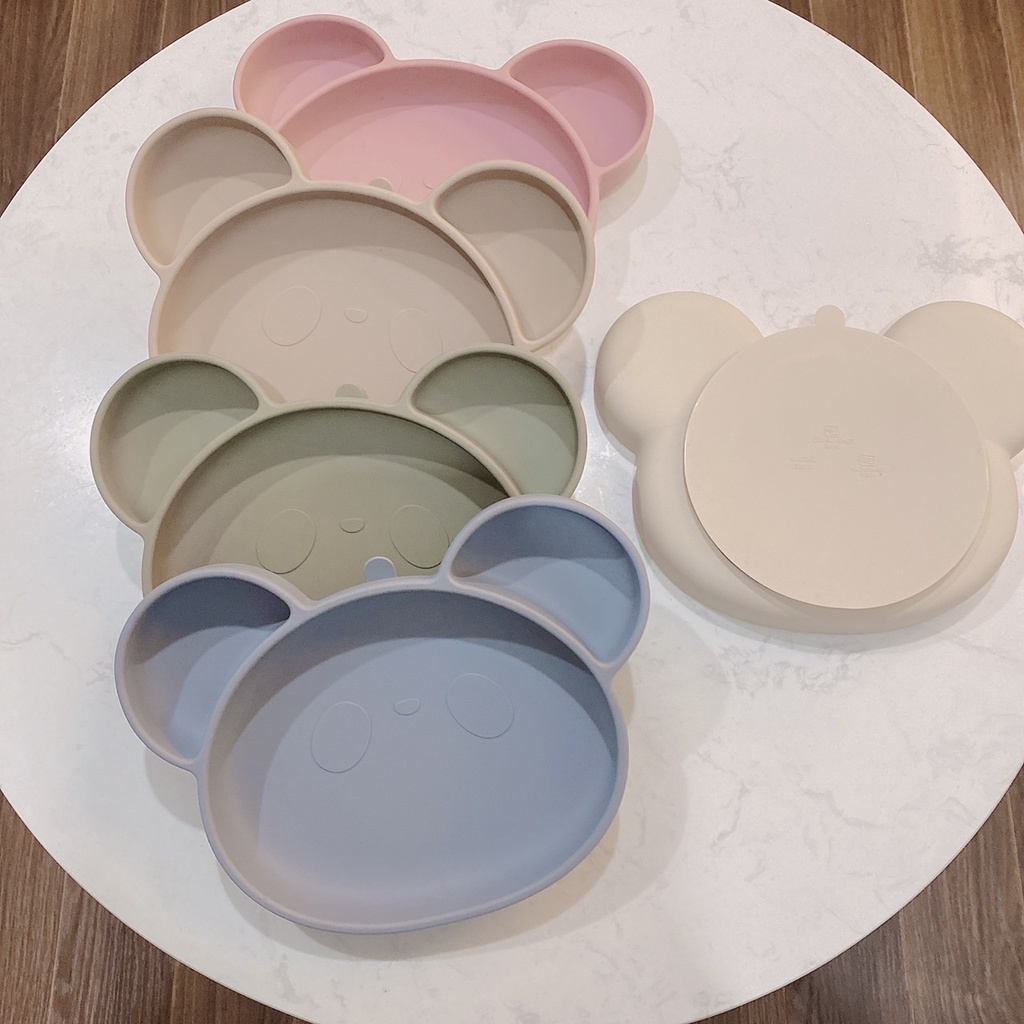 Shop Bố Ken - Combo Khay/Bát/Thìa dĩa/ Yếm ăn dặm cho bé [Thương hiệu Bar-rot]