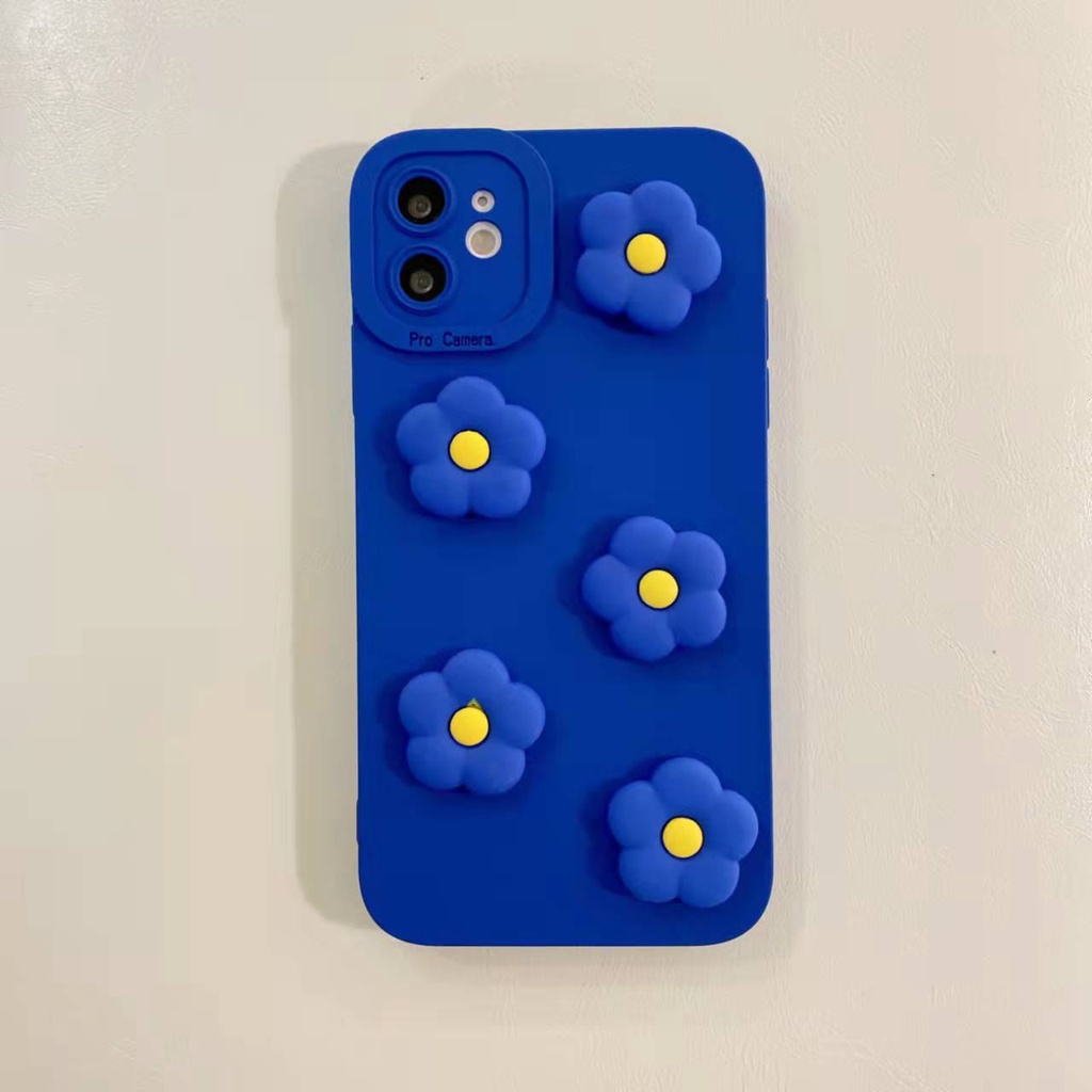 Ốp lưng VIVO Y21 V20 Y11 Y20 Y12S Y12A Y50 Y30 Y12 Y91C V11i Y15 S1 Y51 V9 V15 Pro Thời trang DIY 3D Floral Silicone Phone Case