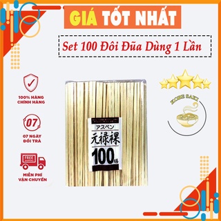 Set 100 đôi đũa dùng một lần Nhật Bản