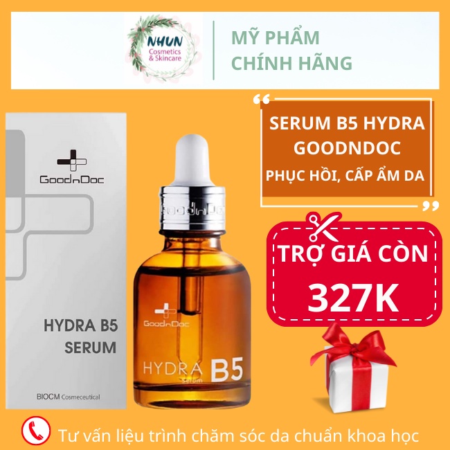 [Chính hãng] Tinh chất Serum B5 GoodnDoc B5 Hydra Dưỡng Ẩm, Phục Hồi, làm dịu da, làm trắng da, cấp nước