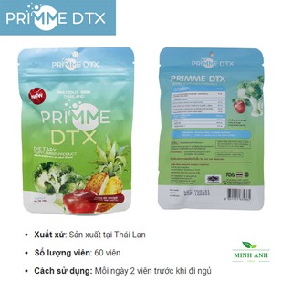 Detox Primme giảm cân rau củ