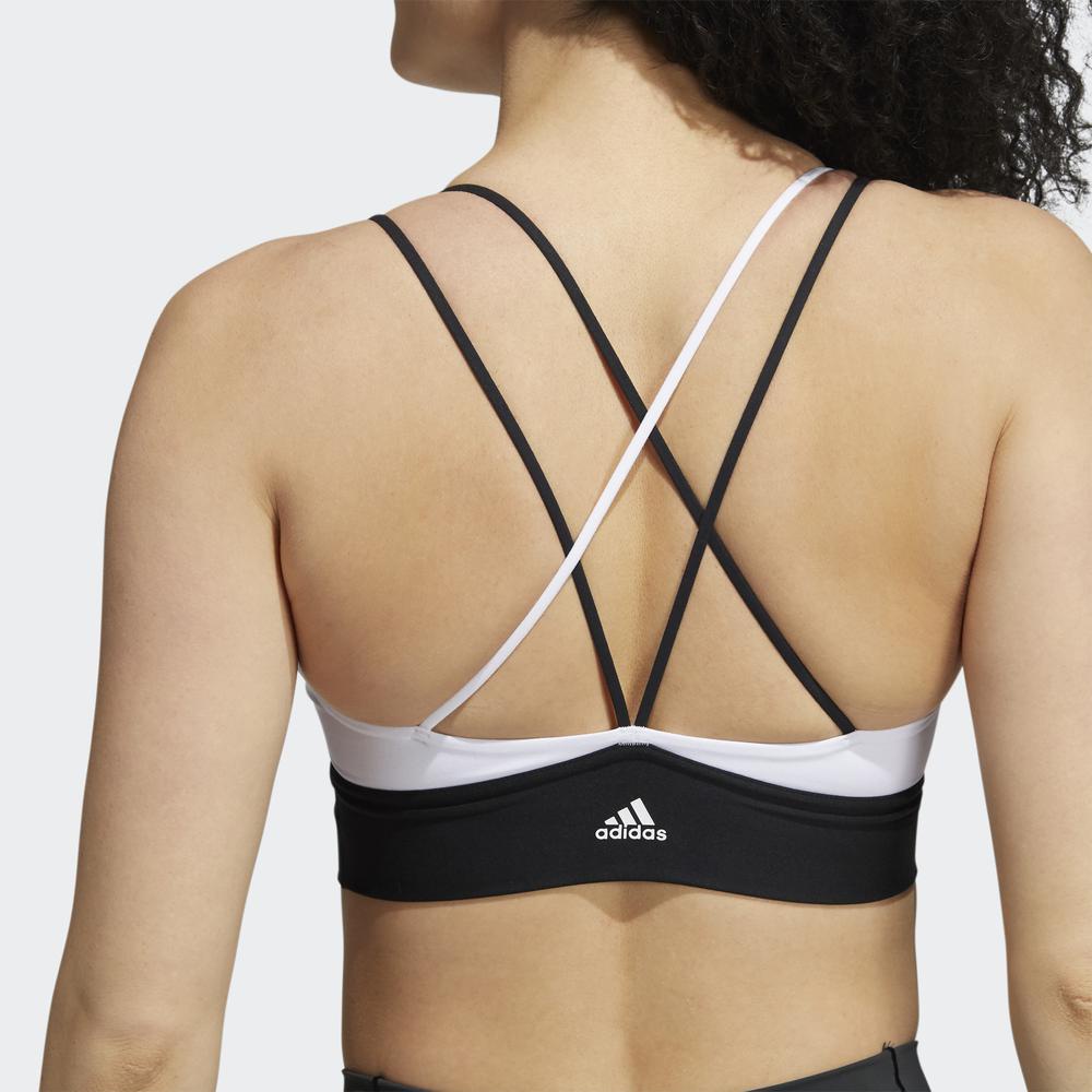 Áo Ngực Thể Thao adidas TRAINING Nữ Áo Bra Tập Luyện Light Support All Me Màu trắng GR8208