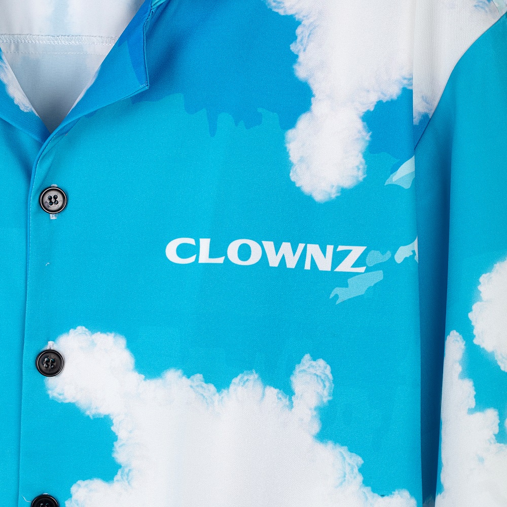 Áo sơ mi local brand unisex Clownz Cloudz Shirt họa tiết mây trời, form rộng, chất kate mịn, dáng tay lỡ | BigBuy360 - bigbuy360.vn