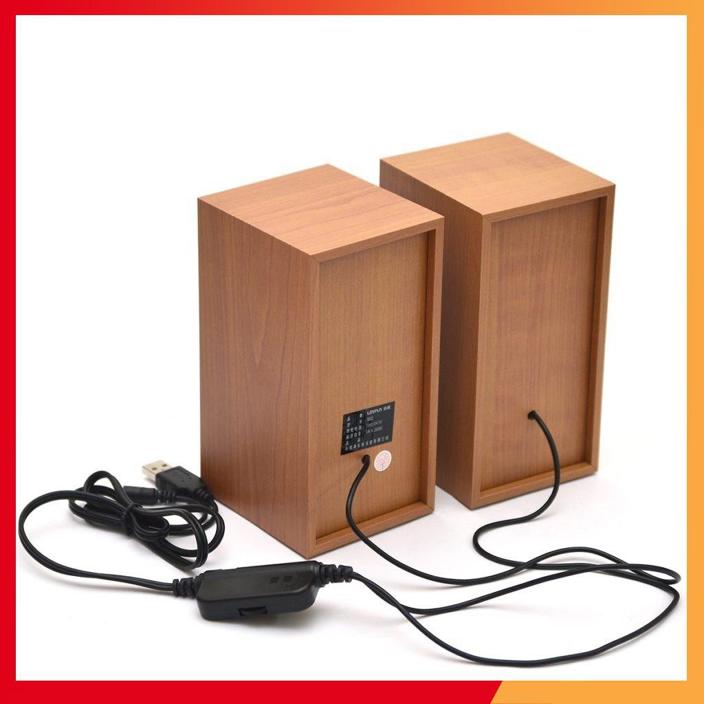 💖💖  Loa vi tính 2.0 Loyfun M22 vỏ gỗ