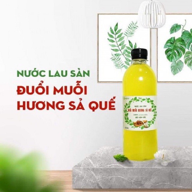 NƯỚC LAU SÀN TIỆT TRÙNG CHỐNG MUỖI , DIỆT KHUẨN HCN hương sả chanh, quế