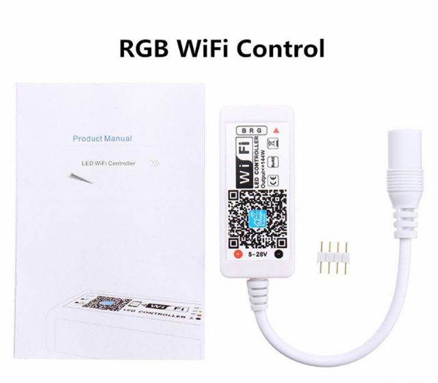 Hàng Hót Bộ điều khiển đèn LED wifi RGB 5050 3528