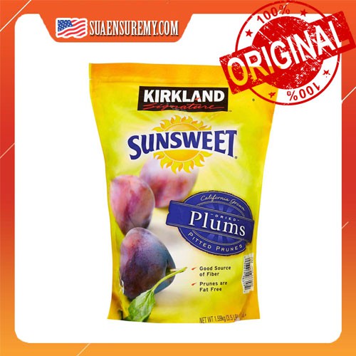 [Date 2021] Quả Mận Sấy Khô Kirkland Sunsweet của Mỹ loại 1.59kg