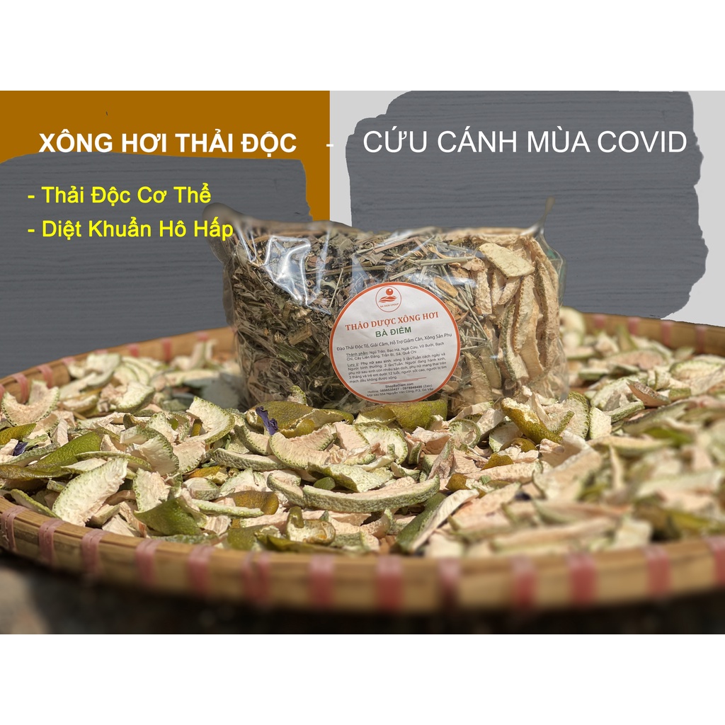 Lều Xông Hơi + Gói Lá Xông Giải Cảm  - Shop Bà Điểm