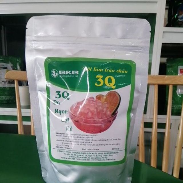 Bột làm trân châu 3Q gói 300gr - Thao tác đơn giản tiện lợi ngon như ngoài tiệm - Nguyên liệu pha chế trà sữa