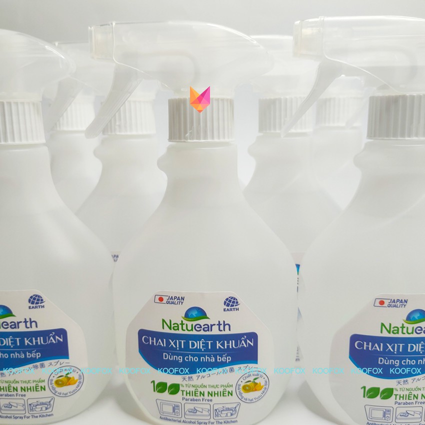 Chai Xịt Kháng Khuẩn Đa Năng, Khử Khuẩn Tay Khô, Cửa, Đồ Vật, Bếp,... Bảo Vệ Bạn Và Gia Đình - KOOFOX
