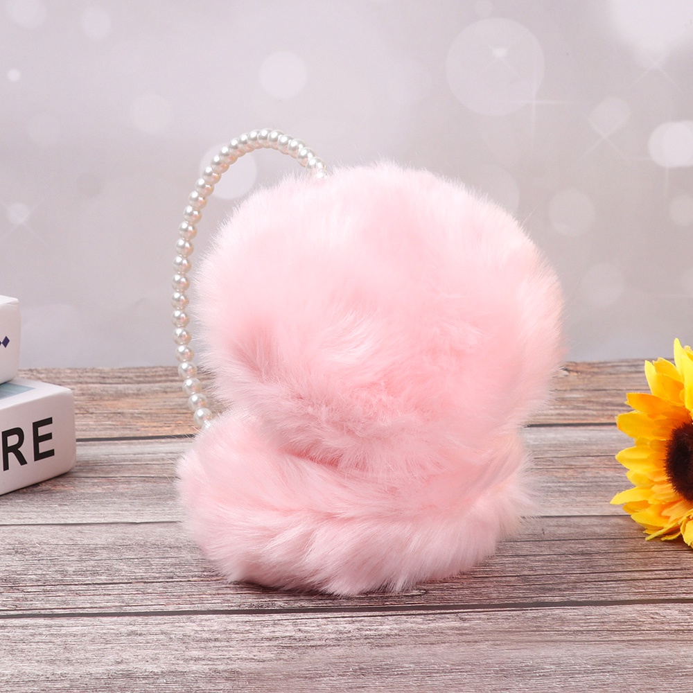 Bông chụp tai giữ ấm dày dặn đính ngọc trai nhân tạo tùy chọn màu sắc thời trang mùa đông cho nữ