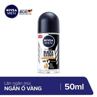 🌸🌸Lăn Khử Mùi Nivea Men - Invisible For Black & White 50ml