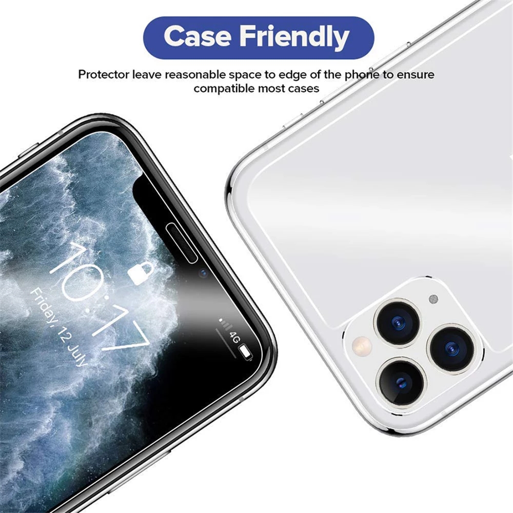 Toàn Bộ Ốp Điện Thoại Trong Suốt Bảo Vệ Toàn Diện Mặt Trước Và Sau Cho iPhone 12 Mini Pro Max
