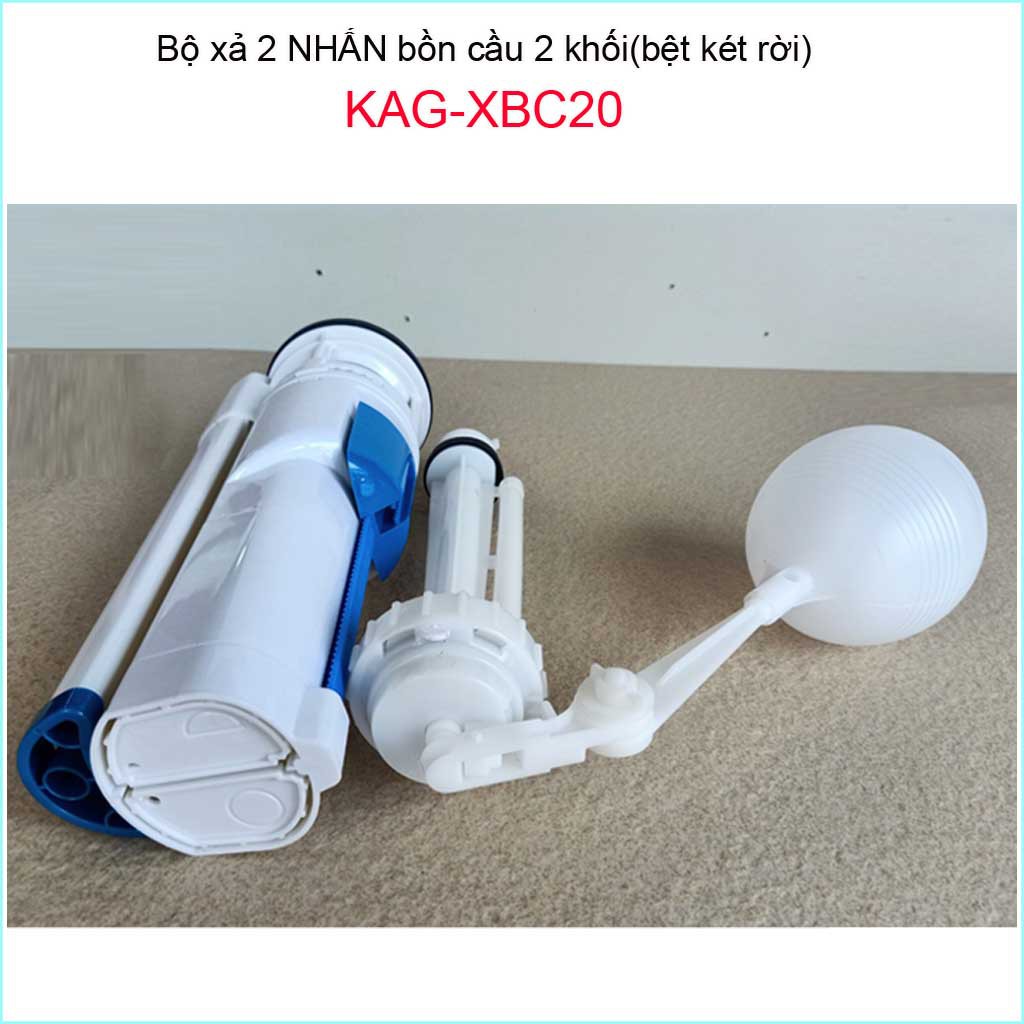 Bộ xả bồn cầu 2 nút nhấn KAG-XBC20