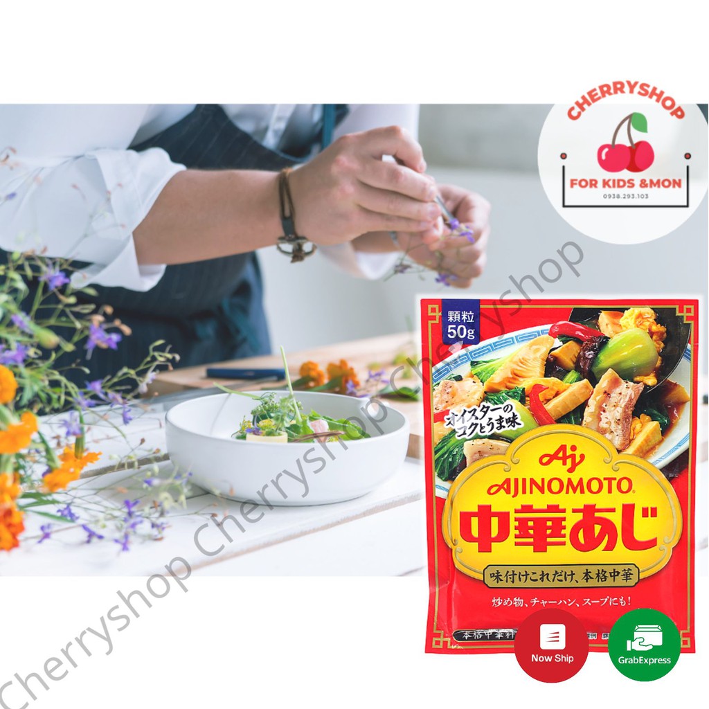 ( Mẫu Mới) Hạt Nêm Tôm Ajinomoto 50gr cho bé ăn dặm