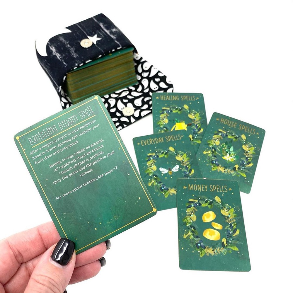 Bộ Bài Practical Witch's Spell Deck Tặng Đá Thanh Tẩy SB52