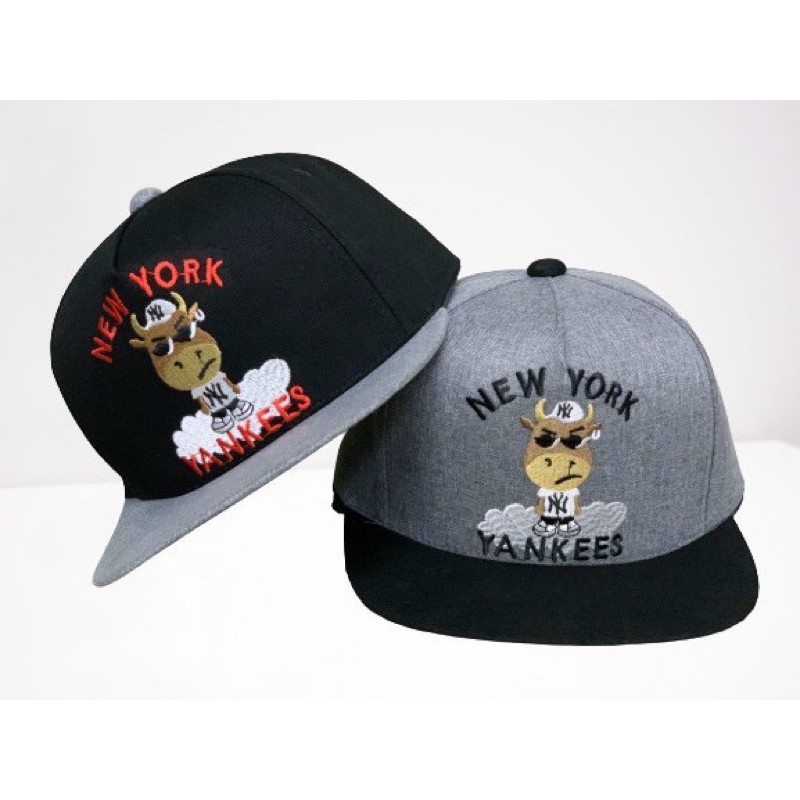 |FAMARAL1 giảm 10k cho đơn 50k|[ Bé 2-5 tuổi ] Nón snapback con trâu yankess cho trẻ em