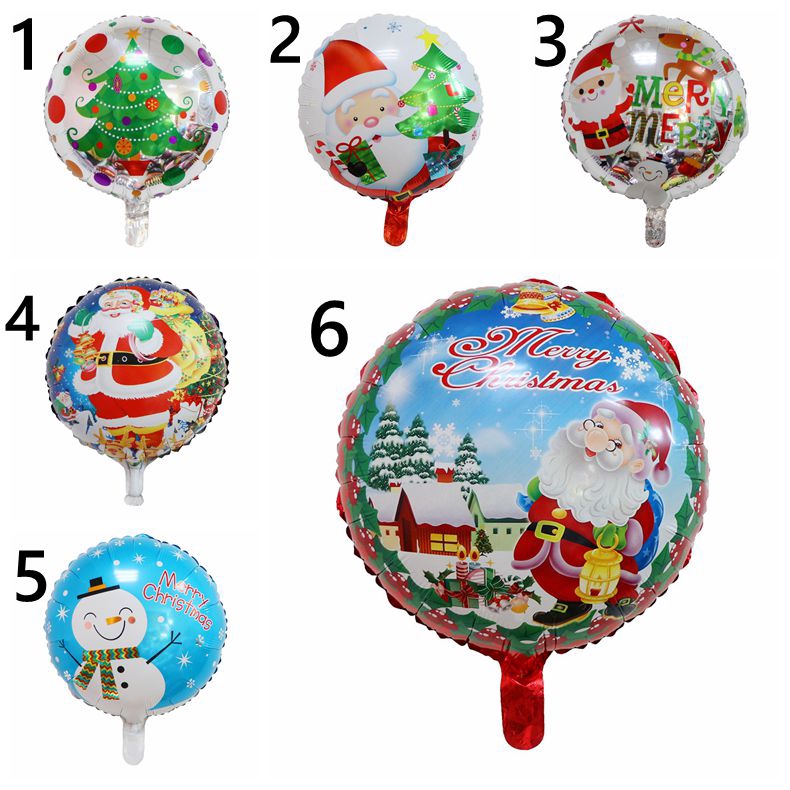 1 Bong Bóng 18 Inch Chủ Đề Giáng Sinh Trang Trí Tiệc