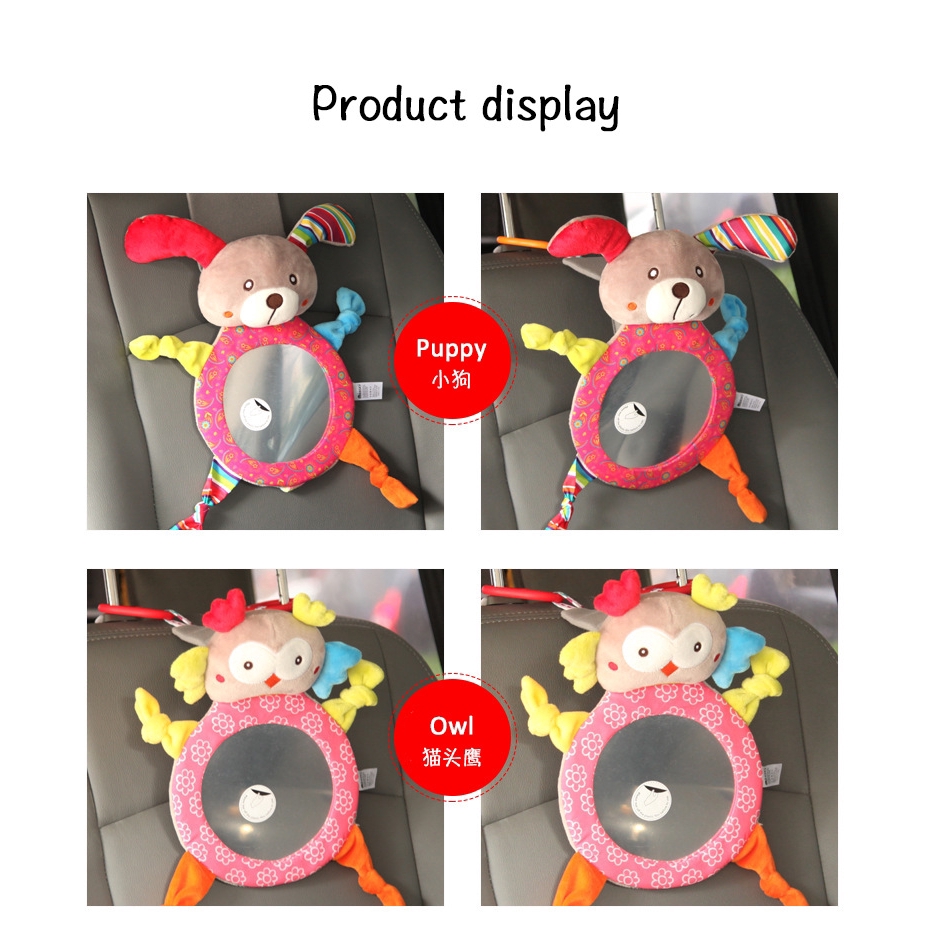 &lt; Hàng Có Sẵn &gt; Gương Chiếu Hậu Xe Ô Tô An Toàn Cho Bé ​​Gương Trang Điểm Tiện Lợi Chất Lượng