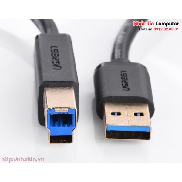 Cáp USB 3.0 AM to BM dài 2M máy in Ugreen 10372 chính hãng