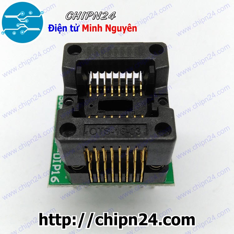 [1 CÁI] Đế nạp IC dán SOP16 (1.27mm)