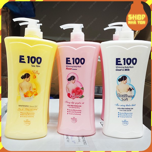 Sữa tắm sữa dê E100 1200ml