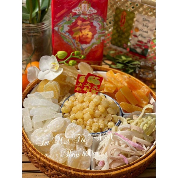 Hộp mứt Tết truyền thống 800g