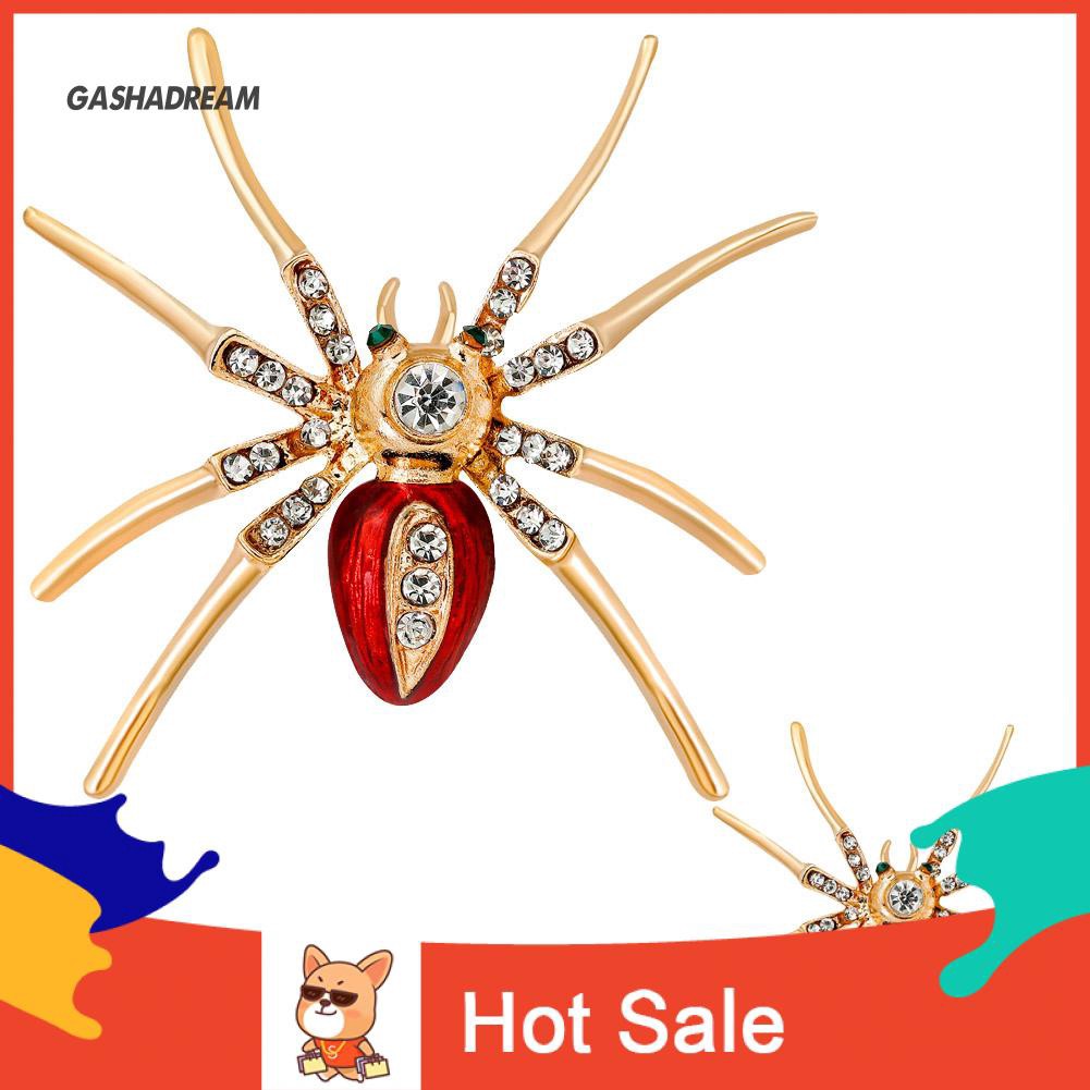 ♉GD Fashion Spider Gift Women Collar Brooch Pin Clip Scarf Wedding Party Jewelry