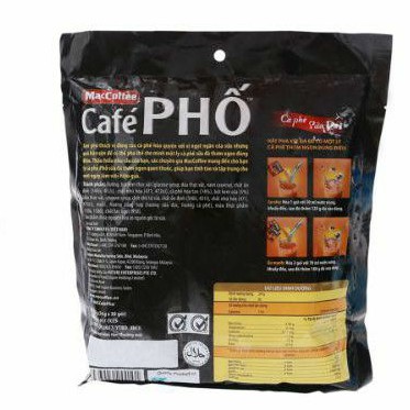 [GIÁ TỐT NHẤT] Cà phê Phố bịch 30 gói× 24g