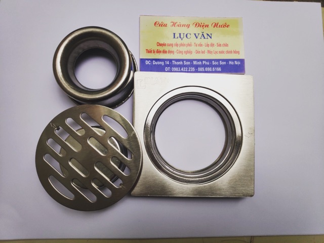 Hộp ga thoát sàn inox 304 ngăn mùi hàng đẹp