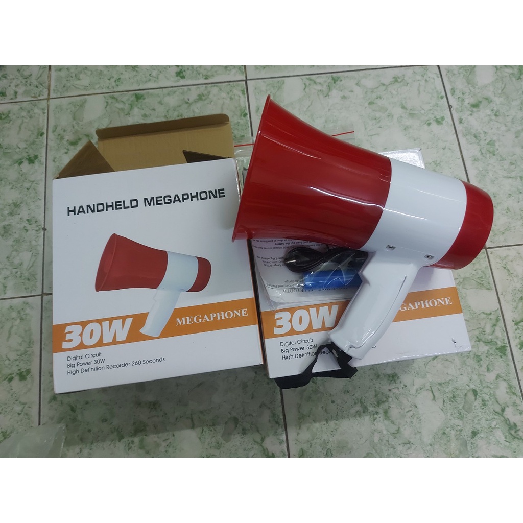 Loa phóng thanh MEGAPHONE , loa bán hàng, trợ giảng, dã ngoại mẫu mới