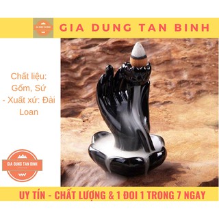 Thác khói xong nhang trầm hình bàn tay