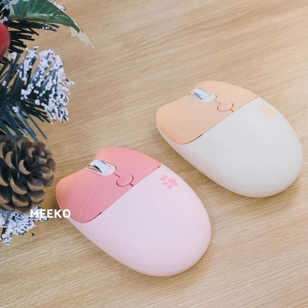Chuột không dây kết nối chip USB Miao Candy nút bấm chống ồn  MEEKO
