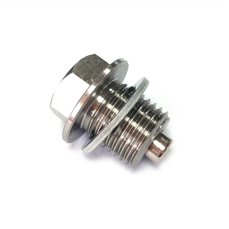Đai Ốc Nam Châm Cống Thoát Nước Động Cơ Bằng Thép Không Gỉ Có Nam Châm Neodymium M14x1 5 mm Dura
