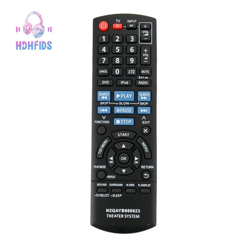 Điều khiển từ xa thay thế mới cho Panasonic N2QAYB000623 SC-PT760 SA-PT940 Fernbedienung
