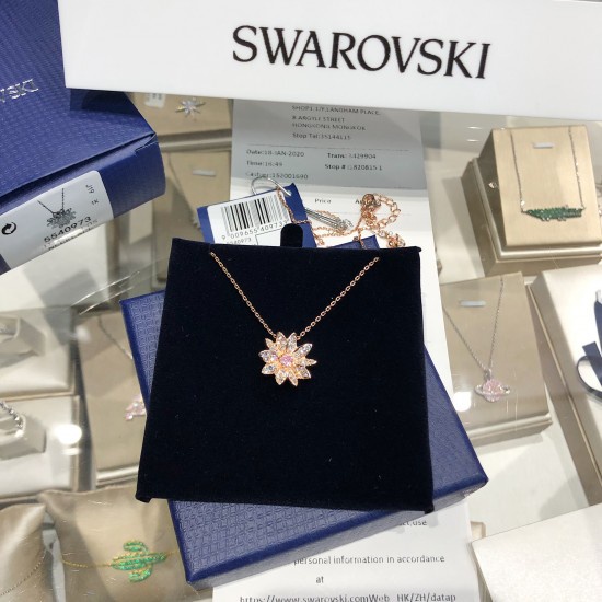 Dây chuyền vòng đeo cổ SWAROVSKI hoa mai