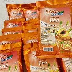 Trà Đào Hòa Tan SAVO  - Túi 800g